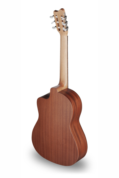 Amano 3S-CE-SN, Sapelli massiv / Sapelli, 48mm Sattelbreite, Tonabnehmer